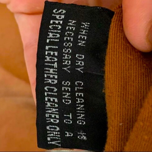 Brown Leather Fringe Jacket - Picture 4 of 6